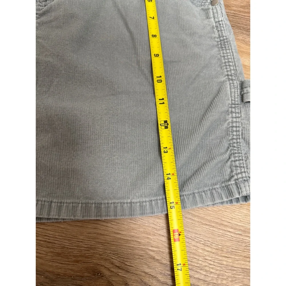 J. Crew (Sage Green)‎ Corduroy Carpenter Mini Skirt Women Size 6